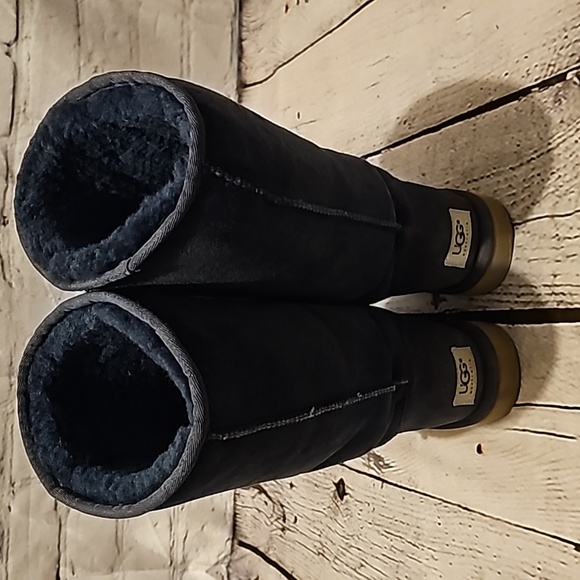 Tall Navy Uggs - Picture 3 of 6